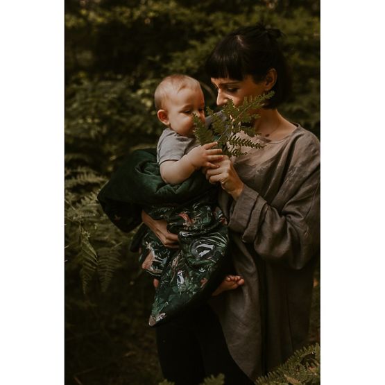 Coperta per neonati isolata Life in the forest
