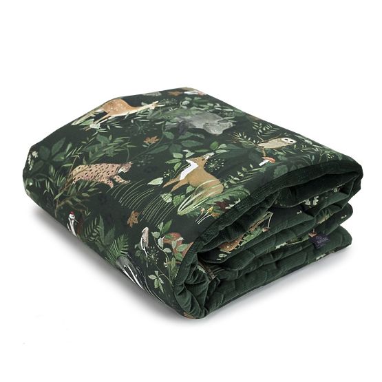 Coperta per neonati isolata Life in the forest