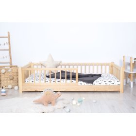 Lettino basso per bambini Montessori Ourbaby - naturale