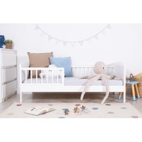 Letto per bambini Junior bianco 140x70 cm, Ourbaby®