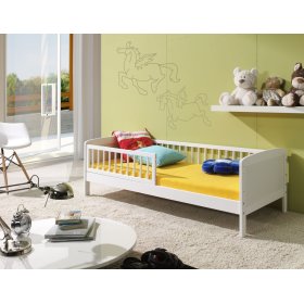 Letto per bambini Junior bianco 160x70 cm