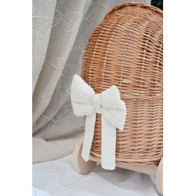 Carrozzina in vimini per bambole - naturale, Ourbaby