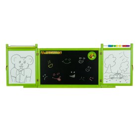 Lavagna magnetica/gesso per bambini da parete - verde, 3Toys.com