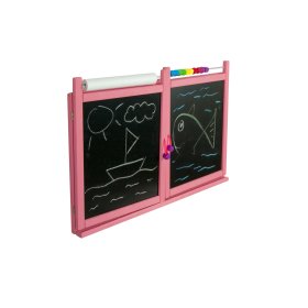 Lavagna magnetica/per gessi da parete per bambini - rosa, 3Toys.com