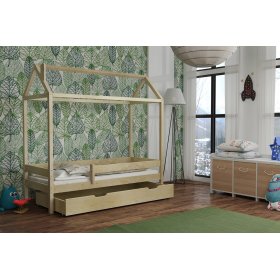 Letto casetta per bambini Paul - naturale, Ourbaby®