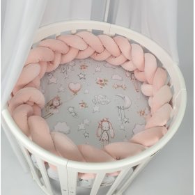 Parapetto intrecciato 240 cm - rosa antico, TOLO