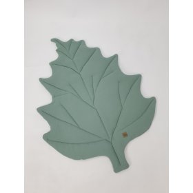 Tappetino da gioco in cotone Leaf - verde, TOLO