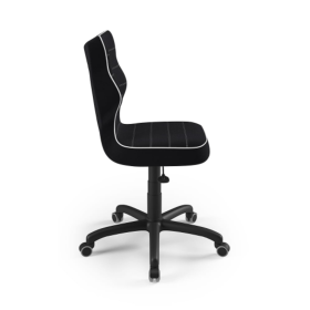 Sedia da scrivania ergonomica regolata ad un'altezza di 146-176,5 cm - nera, ENTELO