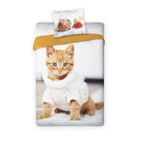 Biancheria da letto per bambini 140x200 cm + 70x90 cm Kitten, Faro