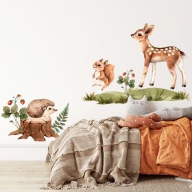 Adesivi murali - Animali della foresta, Housedecor