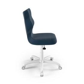 Sedia da scrivania ergonomica regolata ad un'altezza di 146-176,5 cm - blu navy, ENTELO