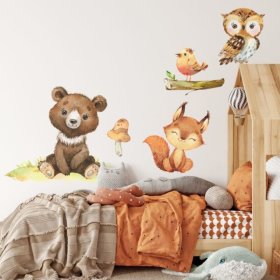 Adesivi murali - Meda e i suoi amici XL, Housedecor