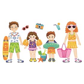 2Kids Toys Abbigliamento Magnetico Famiglia