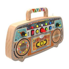 2Kids Toys Activity board Radio FM in legno