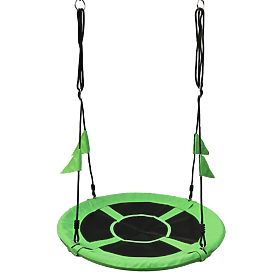 2Kids Toys Altalena Nido di Cicogna con Bandiere Verde