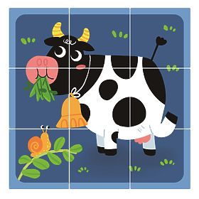 2Kids Toys Blocchi di legno Fattoria