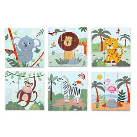 2Kids Toys Blocchi di legno Safari
