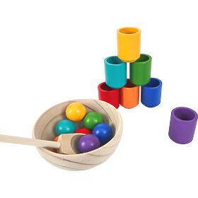 2Kids Toys Palline e tazze arcobaleno 7 colori