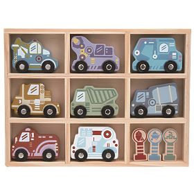 2Kids Toys Set di macchinine in legno