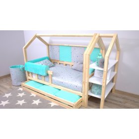 Protezione per letto Ourbaby - rosa chiaro