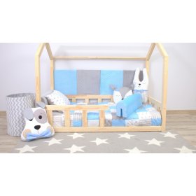 Protezione per letto Ourbaby - grigio chiaro