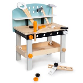 Ponk da lavoro in legno per bambini, EcoToys
