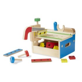 Laboratorio di falegnameria con strumenti, Melissa & Doug