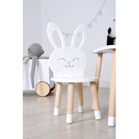 Sedia per bambini - Rabbit - bianca, Ourbaby