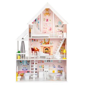 Casa delle bambole in legno Residenza pastello, EcoToys