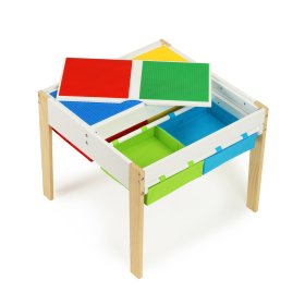 Tavolo in legno per bambini con sedie Creative, EcoToys