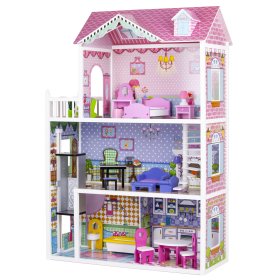 Casa delle bambole con ascensore Ava, EcoToys