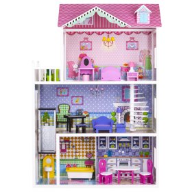 Casa delle bambole con ascensore Ava, EcoToys