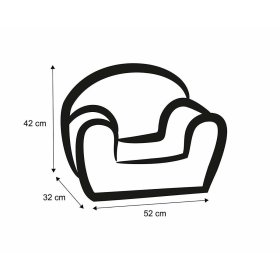 Poltroncina da camera Orsetto del miele