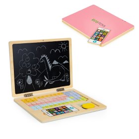 Quaderno magnetico in legno rosa, EcoToys