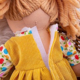 Bigjigs Toys Bambola di stoffa Daisy 28 cm, Bigjigs Toys