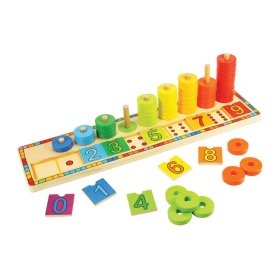 Bigjigs Toys Tabellone per puzzle con numeri