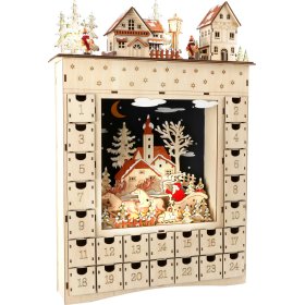 Small Foot Calendario dell'Avvento in legno Sogno d'inverno, Small foot by Legler