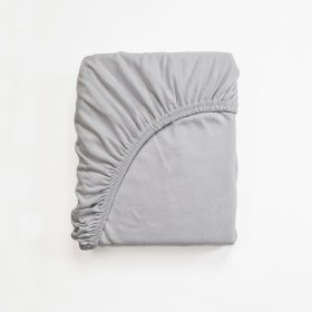 Lenzuolo in cotone 120x60 cm - grigio