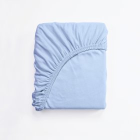 Lenzuolo in cotone 160x80 cm - azzurro, Frotti