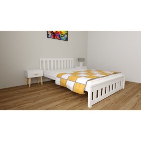 Letto matrimoniale Ada 200 x 140 cm - bianco, Ourfamily