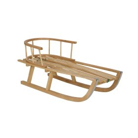 Slitta in legno con schienale, CHILL