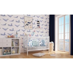 Lettino bimbo Alek con divisori estraibili - bianco