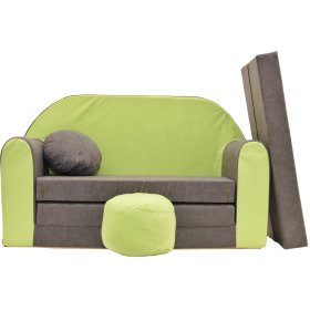 Divano per bambini Forest - verde-grigio, Welox