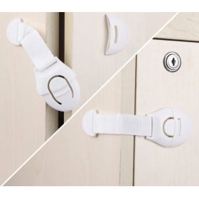 SIPO Blocco bambini per mobili con cinturino - 10 pz