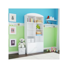 Scaffale con mensole Ourbaby - largo - bianco