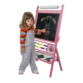 Lavagna magnetica per bambini rosa, 3Toys.com