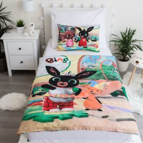 Biancheria da letto per bambini Bing 100 x 135 cm + 40 x 60 cm, Sweet Home, Bing