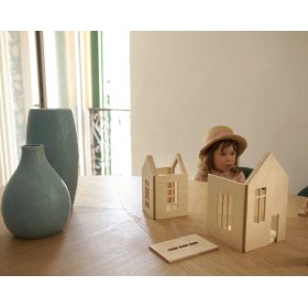 Magnetica casa in legno Montessori - foresta magica, OKT