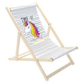Sedia da spiaggia per bambini unicorno