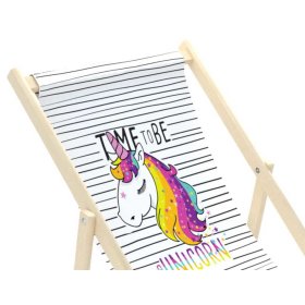 Sedia da spiaggia per bambini Unicorno, Chill Outdoor